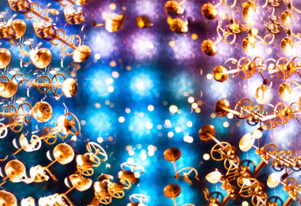 Kreativer Hintergrund in leuchtend violettem Farbton. Trendfarbe. Weihnachten Hintergrund für Dekoration oder Projekte. verschwommene Wirkung. Kopierraum — Stockfoto