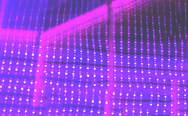 Festive background in bright purple hue. Trendy color. Christmas background for decoration or projects. Blurred effect. Copy space