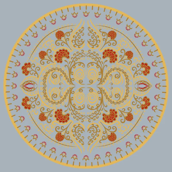 Ornamento decorativo mandala modello — Vettoriale Stock