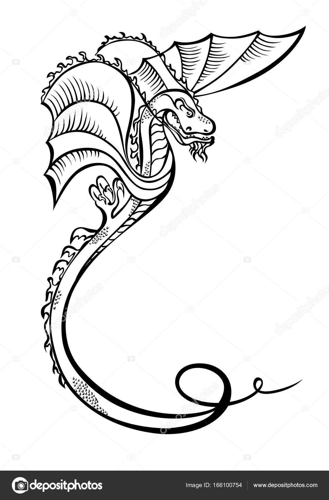 dragon zwart
