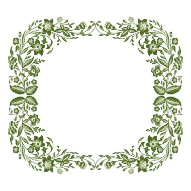 Bahar ya da yaz çerçeve çiçek 