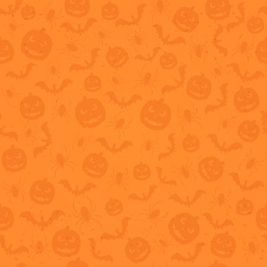 Sorunsuz turuncu Halloween arka plan ile tatil kutsal kişilerin resmi