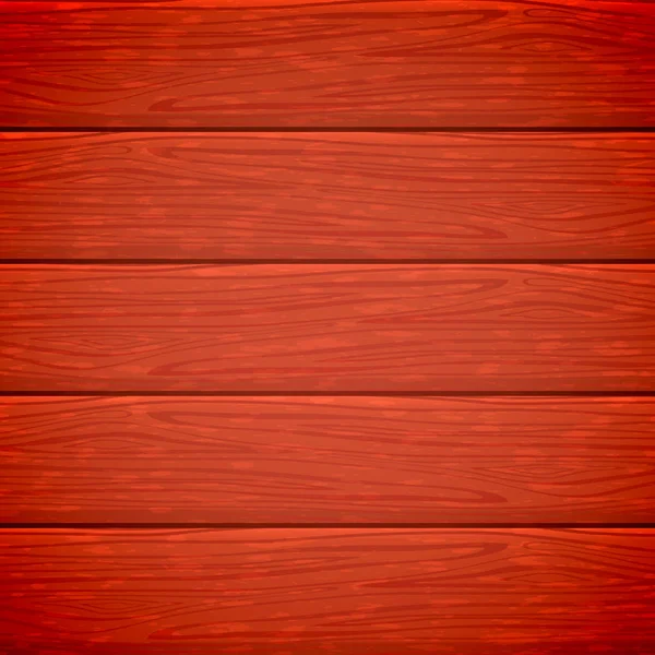 Red wooden background — Stock Vector