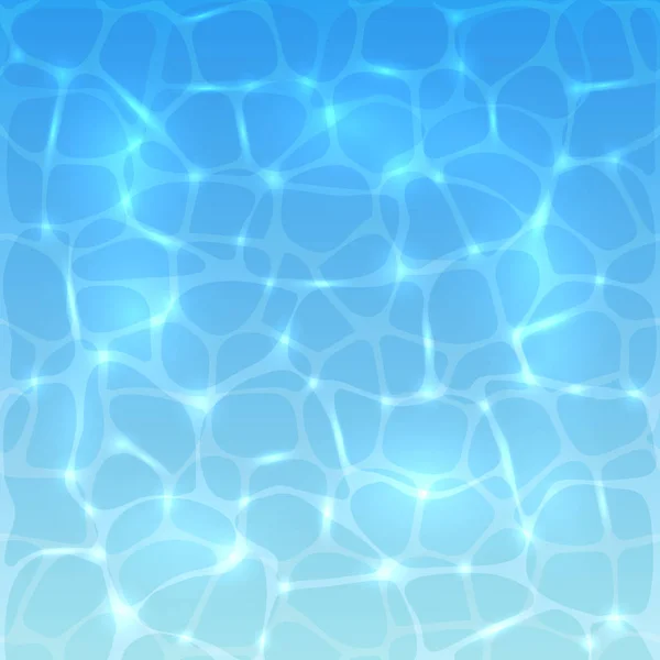 Fond bleu d'eau — Image vectorielle