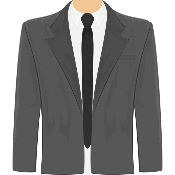 Homens negros terno com gravata —  Vetores de Stock