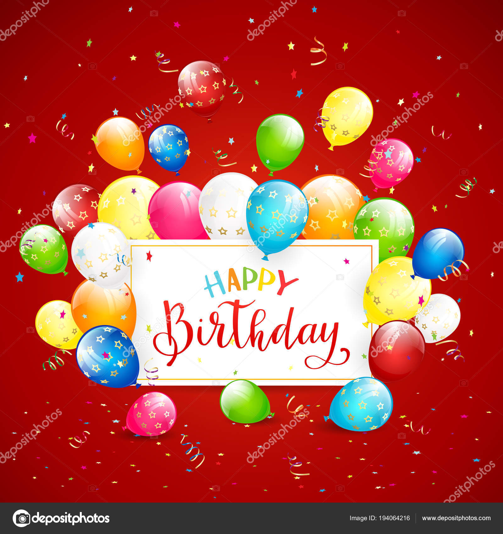Texte Joyeux Anniversaire Avec Des Ballons Et Des Banderoles En Vacances Rouges B Image Vectorielle Losw C Texte Joyeux Anniversaire Avec Des Ballons Et Des Banderoles En Vacances Rouges B Image Vectorielle Losw C