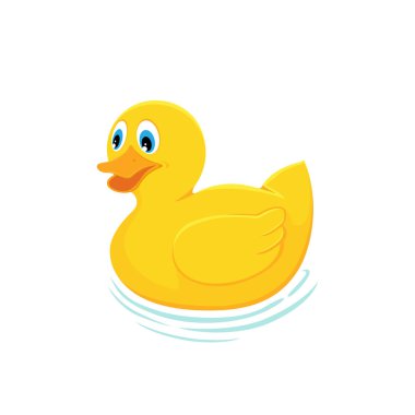 Sarı plastik ördek