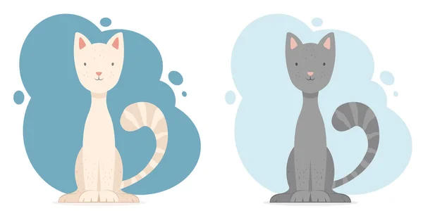 Chats mignons — Image vectorielle