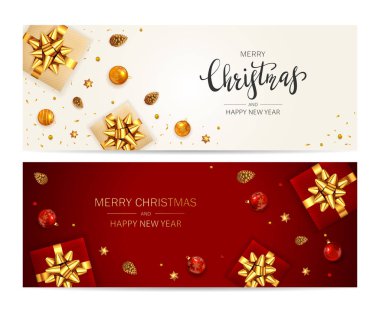 Kırmızı ve Beyaz Noel Sancakları