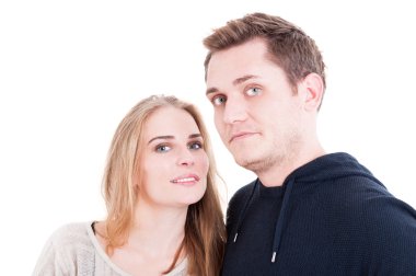 Sonbahar rahat kıyafetlerle poz güzel Çift