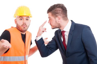 İş işadamı benim gözleri jest bak