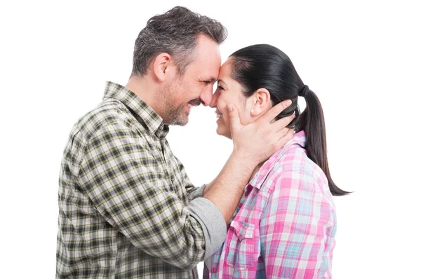 Loving couple looking at each other — Stock Photo, Image