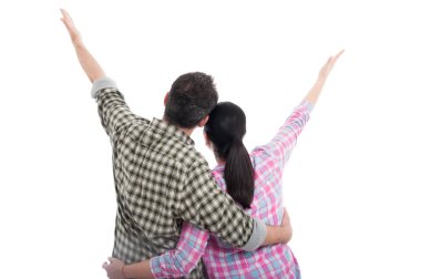 Romantik Çift birbirlerine kucaklayan