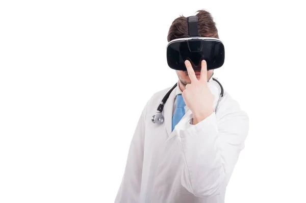 I can see you gesture made by doctor — Stock Photo, Image