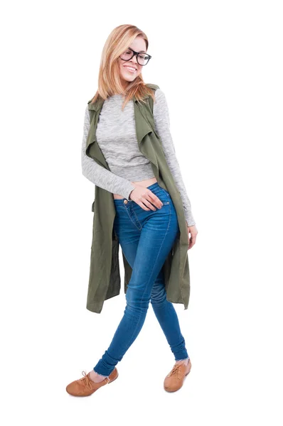 Full body shot of young woman — Stock Photo, Image