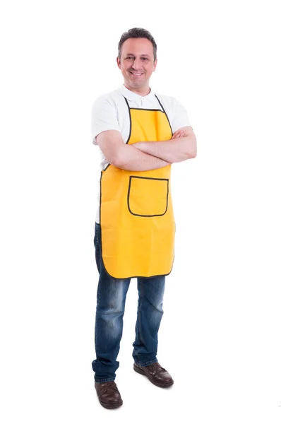 Full body of male employee looking confident — Stock Photo, Image