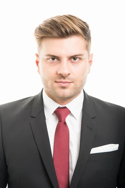 Portrait of handsome corporate business man — Stock Photo, Image