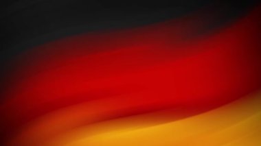 Almanya 'nın soyut dalga bayrağı: kusursuz döngü animasyonu (tam ekran, 4K)