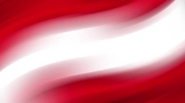 Avusturya 'nın soyut dalga bayrağı: kusursuz döngü animasyonu (tam ekran, 4K)