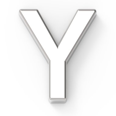 Gümüş harf Y