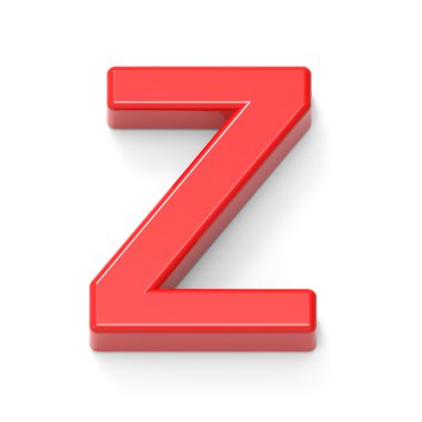 Işık kırmızı harf Z