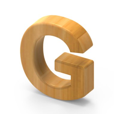 ahşap tahıl harf G 