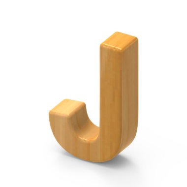 ahşap tahıl harf J 