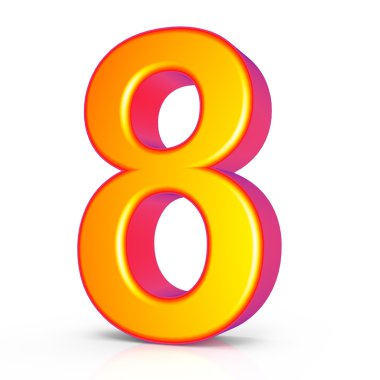 3D altın sayı 8