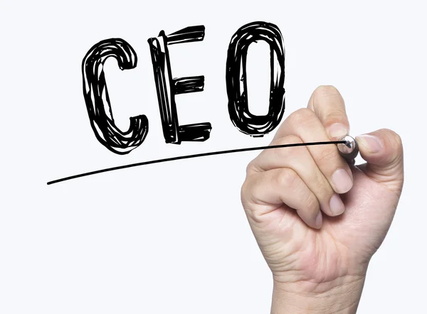 CEO escrito à mão — Fotografia de Stock