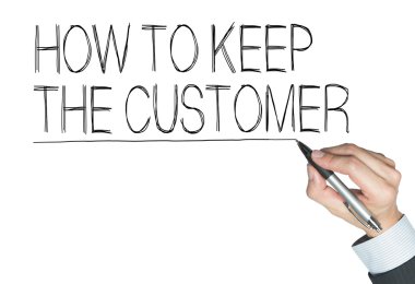 elle yazılmış müşteri tutmak