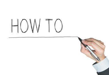how to written by hand clipart