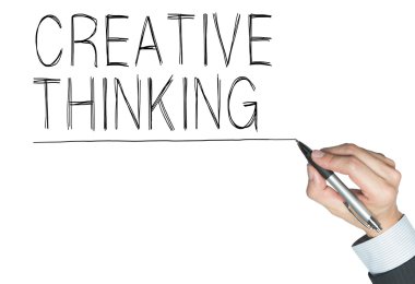 Yaratıcı düşünme elle yazılmış