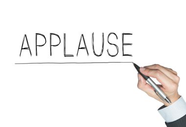 elle yazılmış alkış