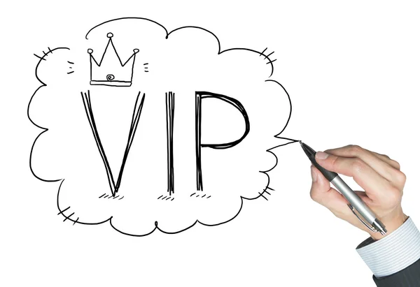 VIP written by hand — Stock Photo, Image
