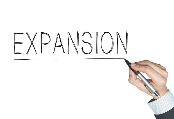 Expansion written by hand — Stock Photo, Image
