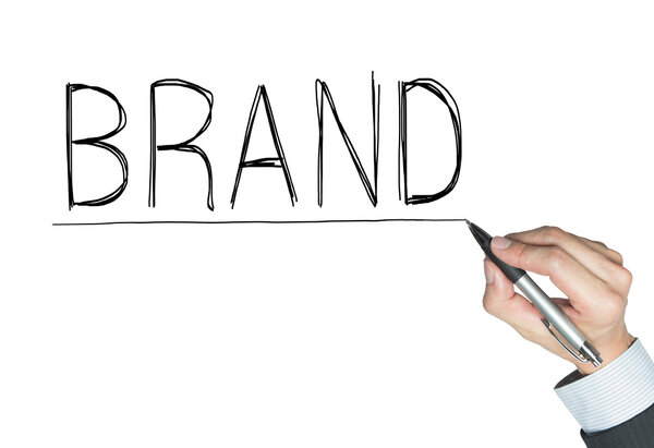 бренд написанный от руки
