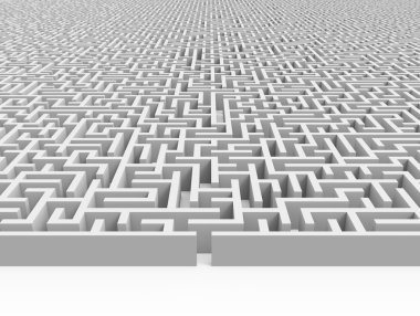 3D render labirent
