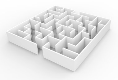 3D render labirent
