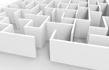 3D render labirent