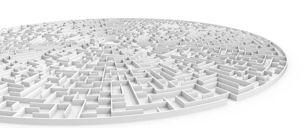 3D-Rendering-Labyrinth — Stockfoto