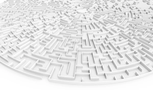 3D rendering labyrint — Stockfoto