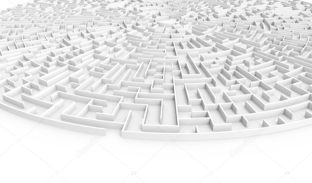 3d rendering maze