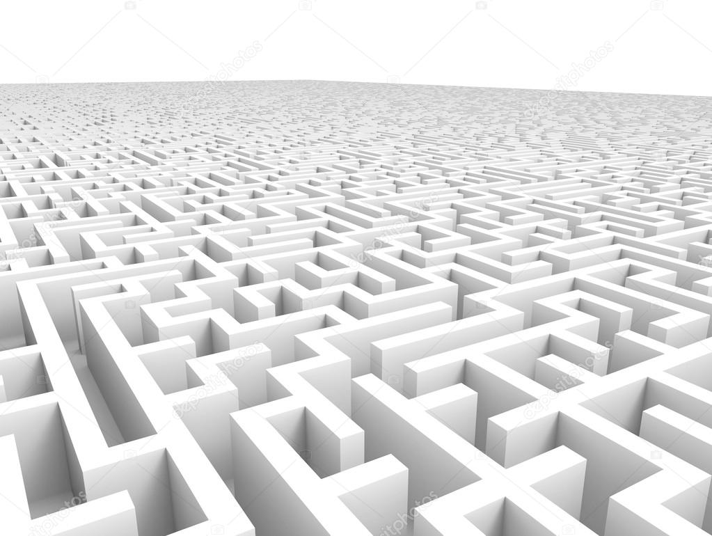 3d rendering maze