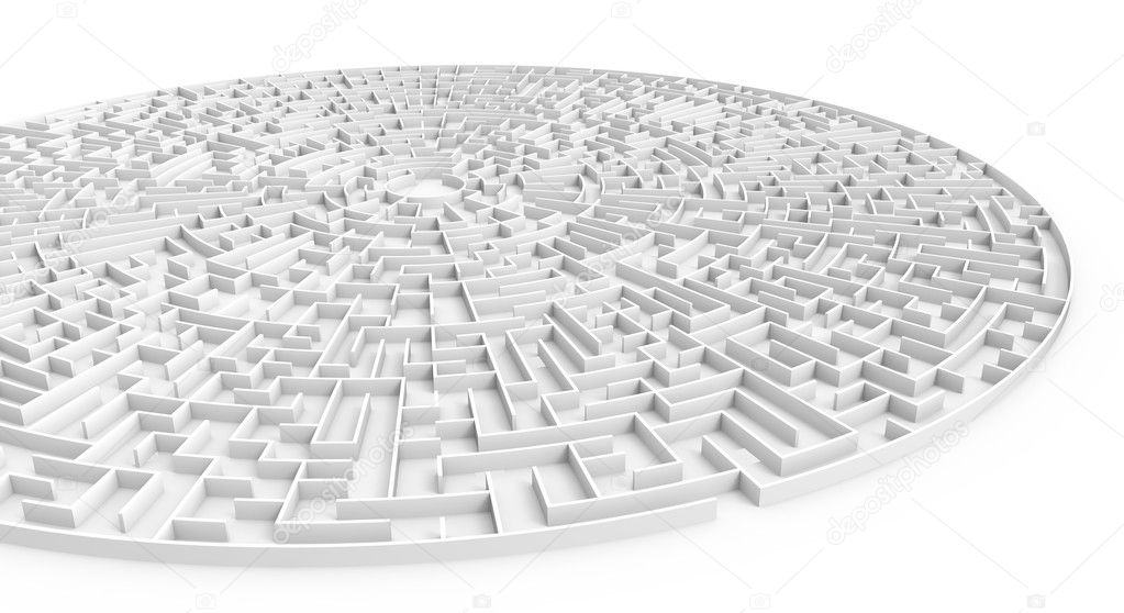 3d rendering maze