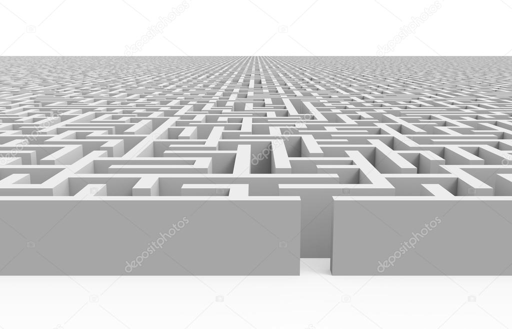 3d rendering maze