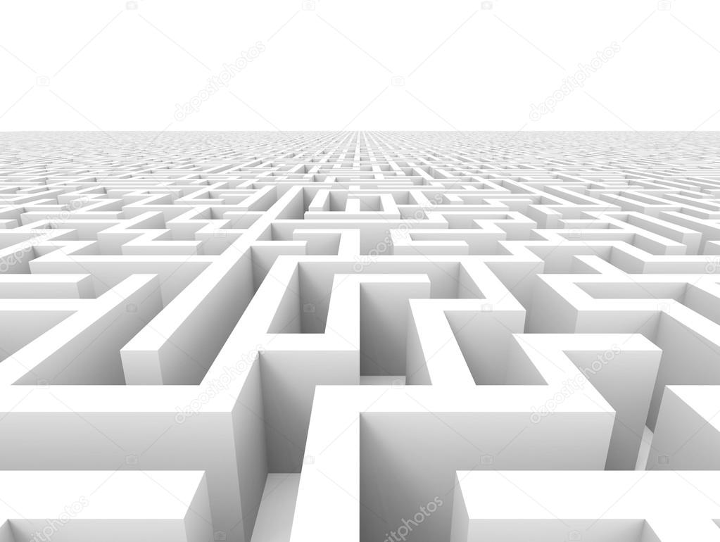 3d rendering maze