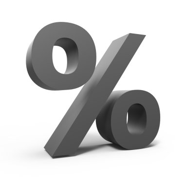 gri yüzde işareti 