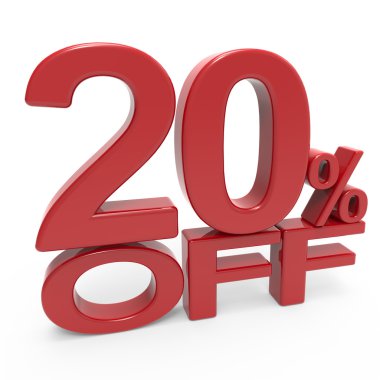 %20 sembolü 3D render