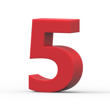 Şu kırmızı sayı 5