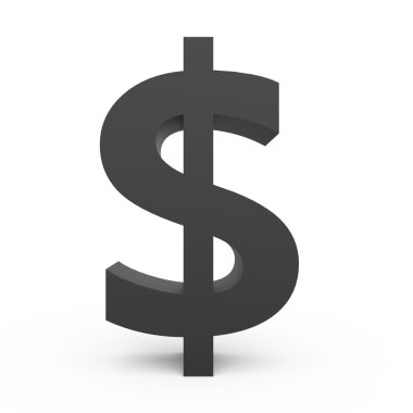 koyu gri dolar işareti